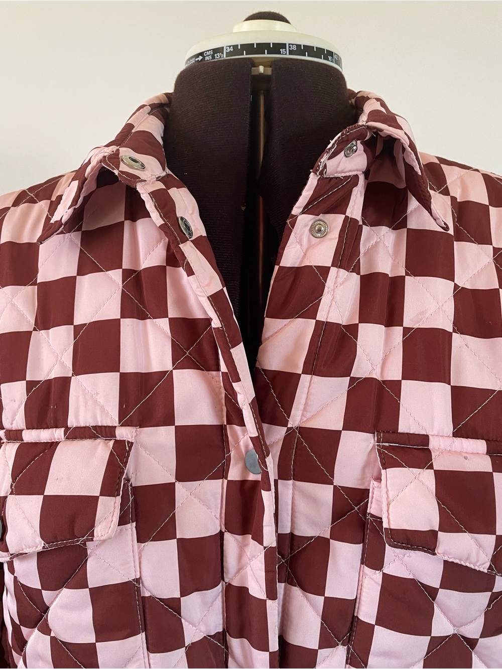 Reserved Ecoware checkered quilted jacket - Picture 1 of 8